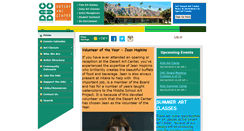 Desktop Screenshot of desertartcenter.org